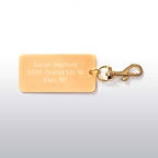 View larger image of Executive Luggage Tag - Gold